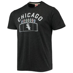 Chicago White Sox Homage Team Hyper Local Tri-Blend T-Shirt - Charcoal
