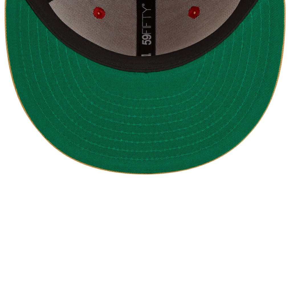 San Francisco 49ers New Era NFL x Staple Collection 59FIFTY Fitted Hat - Scarlet/Gold on sale