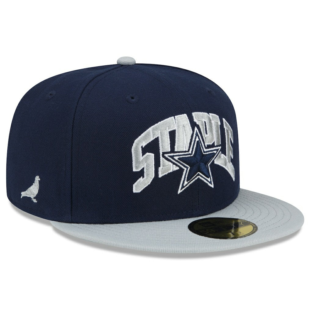 Dallas Cowboys New Era NFL x Staple Collection 59FIFTY Fitted Hat - Navy/Gray discount
