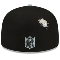 Las Vegas Raiders New Era NFL x Staple Collection 59FIFTY Fitted Hat - Black/Gray on sale