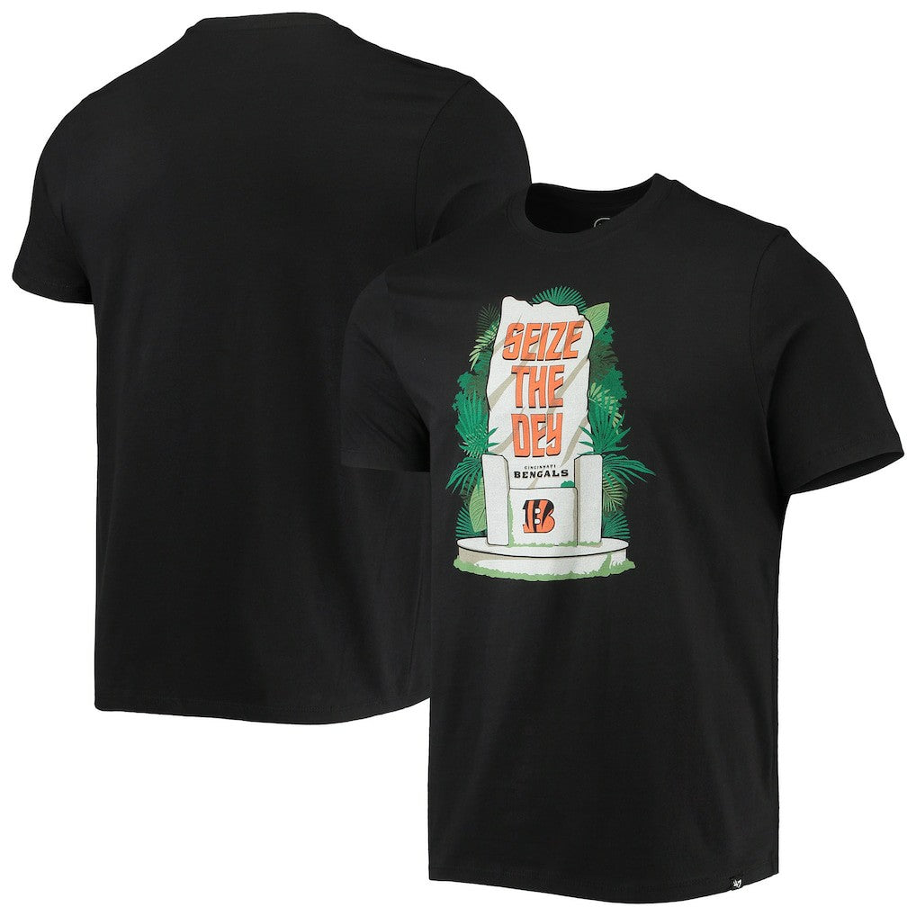 Cincinnati Bengals '47 Logo Super Rival T-Shirt - Black cheap