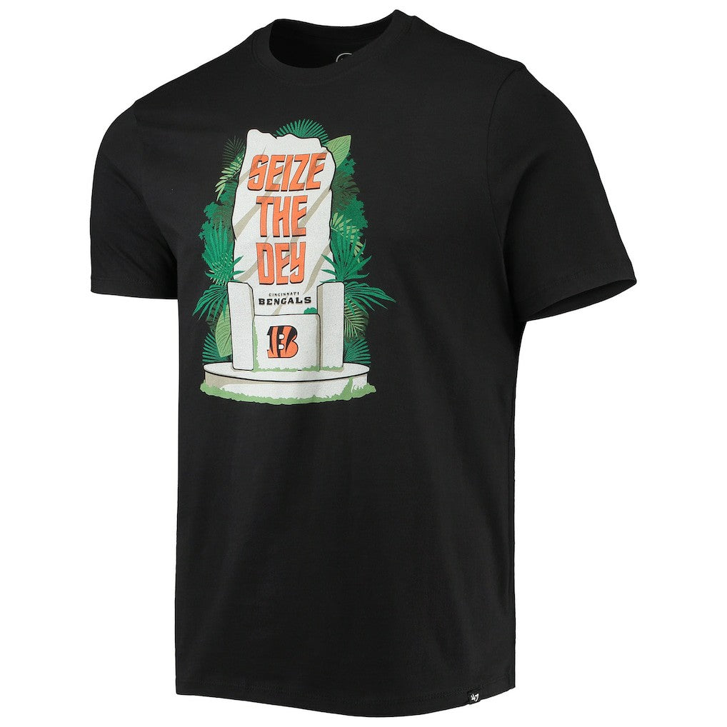 Cincinnati Bengals '47 Logo Super Rival T-Shirt - Black cheap