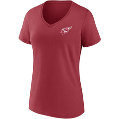 Arizona Cardinals Women's Team Mother's Day V-Neck T-Shirt - Cardinal online