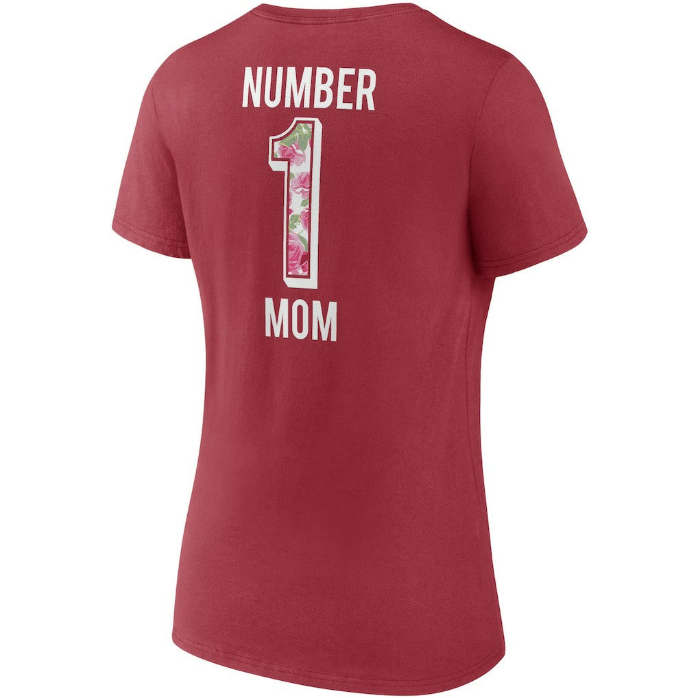 Arizona Cardinals Women's Team Mother's Day V-Neck T-Shirt - Cardinal online