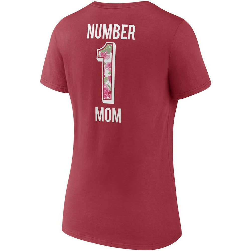 Arizona Cardinals Women's Team Mother's Day V-Neck T-Shirt - Cardinal online