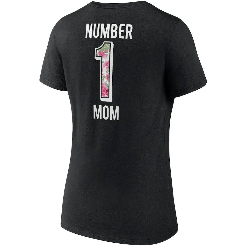 Las Vegas Raiders Women's Team Mother's Day V-Neck T-Shirt - Black discount