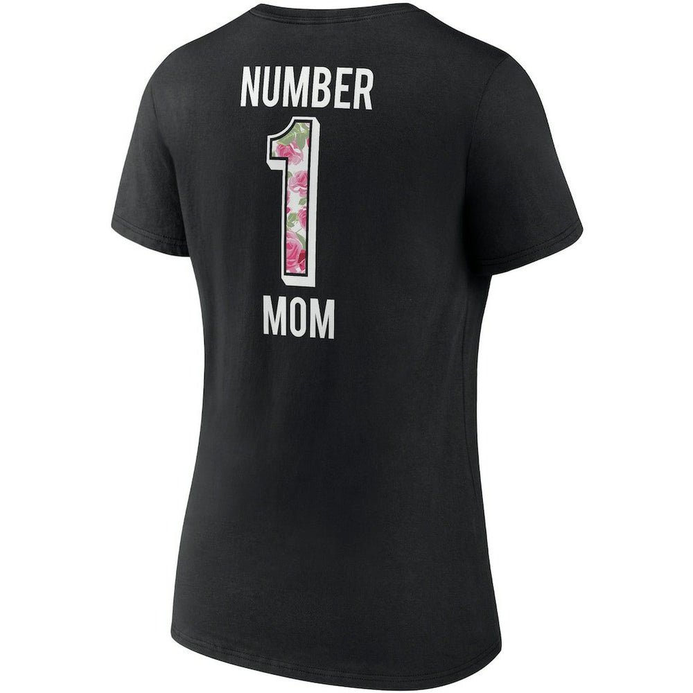 Las Vegas Raiders Women's Team Mother's Day V-Neck T-Shirt - Black discount