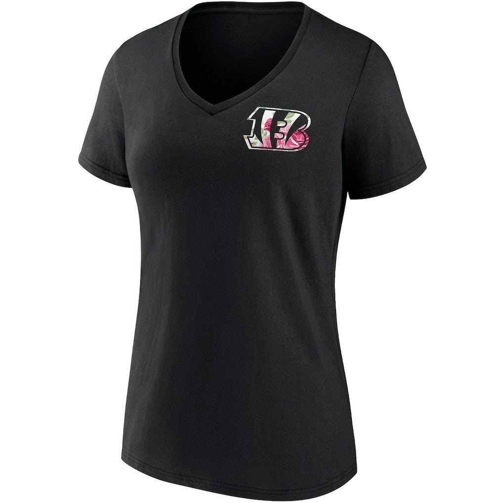 Cincinnati Bengals Women's Team Mother's Day V-Neck T-Shirt - Black cheap