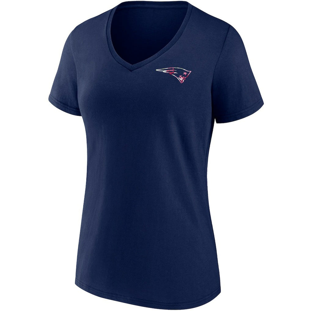 New England Patriots Women's Team Mother's Day V-Neck T-Shirt - Navy on sale