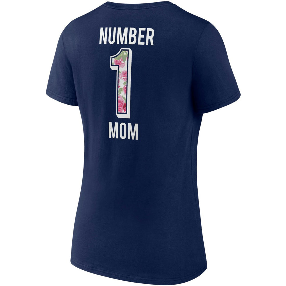 Denver Broncos Women's Team Mother's Day V-Neck T-Shirt - Navy online