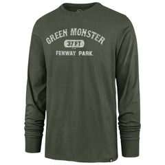Boston Red Sox Distressed Green Monster Long Sleeve T-Shirt - Green | 47 brand