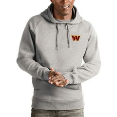 Washington Commanders Antigua Victory Pullover Hoodie - Heathered Gray cheap
