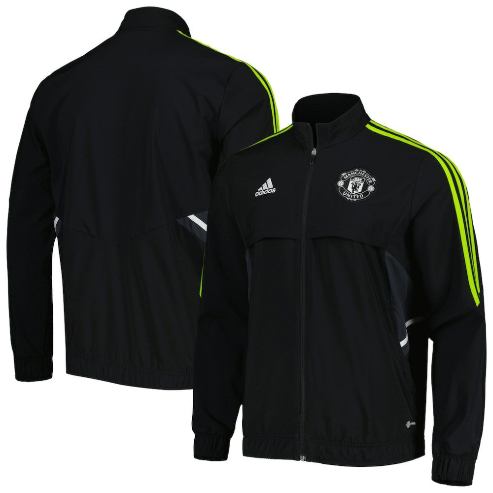 Manchester United Presentation AEROREADY Full-Zip Jacket - Black | Adidas online