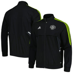 Manchester United Presentation AEROREADY Full-Zip Jacket - Black | Adidas online