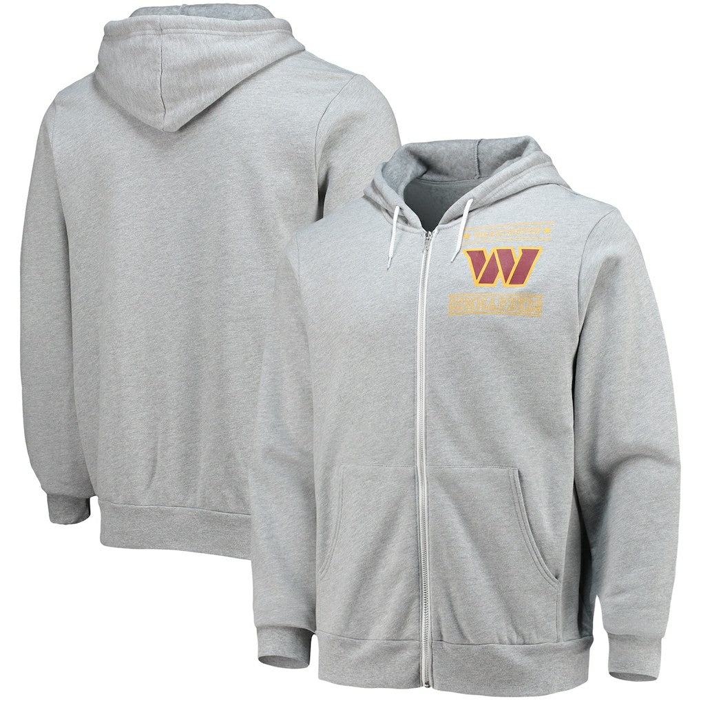 Washington Commanders NFL x Darius Rucker Collection Sponge Fleece Full-Zip Hoodie - Heathered Gray discount