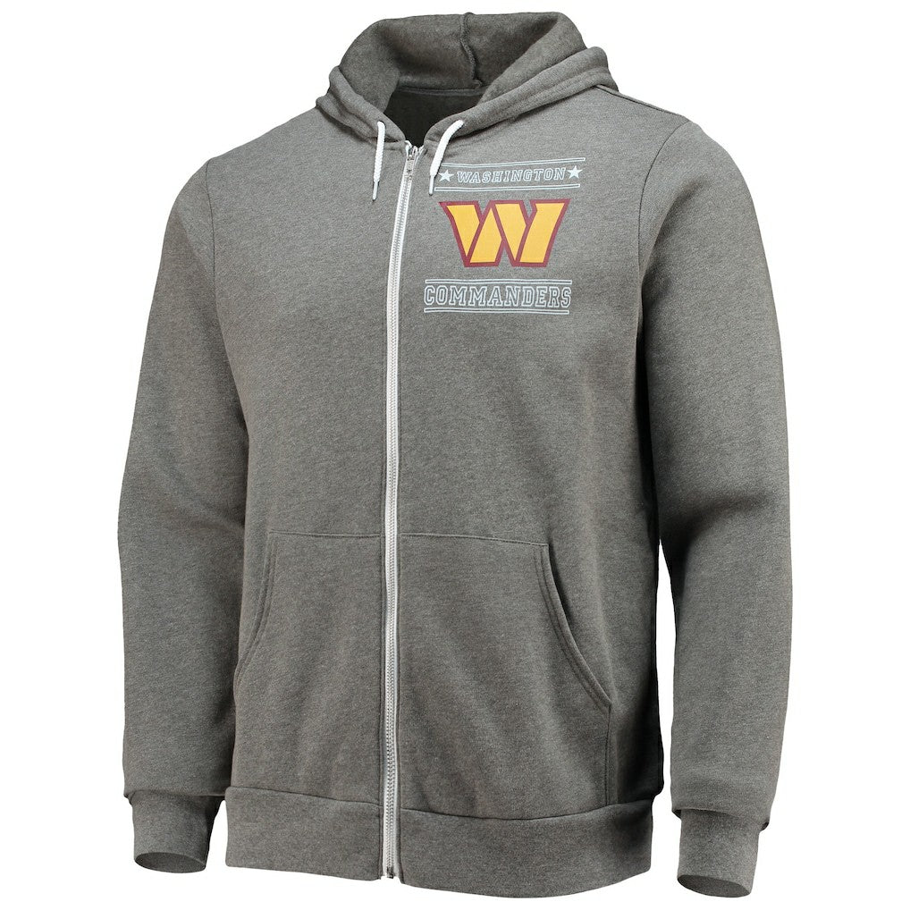 Washington Commanders NFL x Darius Rucker Collection Sponge Fleece Full-Zip Hoodie - Heathered Charcoal discount
