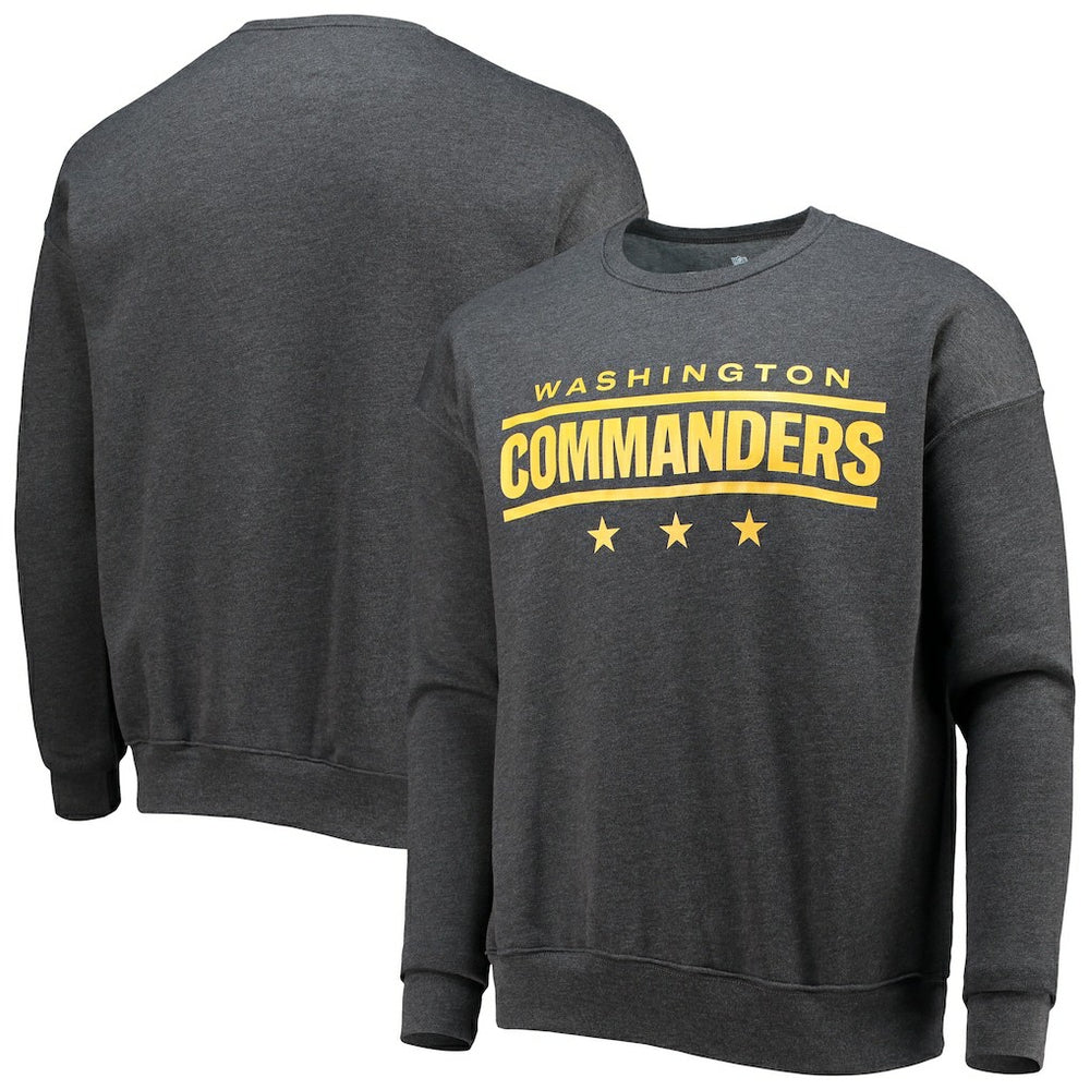 Washington Commanders NFL x Darius Rucker Collection Star Sponge Fleece Pullover Sweatshirt - Charcoal on sale