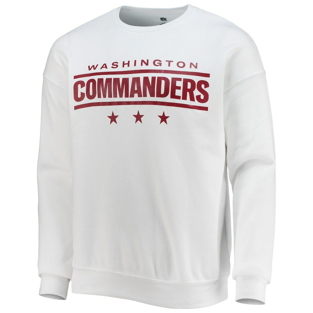 Washington Commanders NFL x Darius Rucker Collection Star Sponge Fleece Pullover Sweatshirt - White for sale