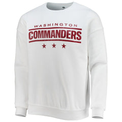 Washington Commanders NFL x Darius Rucker Collection Star Sponge Fleece Pullover Sweatshirt - White for sale