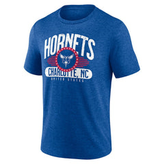 Charlotte Hornets Badge of Honor Tri-Blend T-Shirt - Royal online