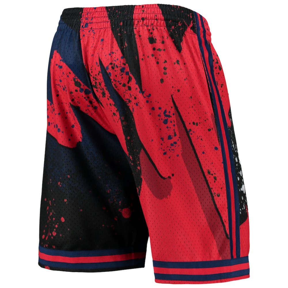 Atlanta Braves Hyper Hoops Shorts - Red | Mitchell & Ness