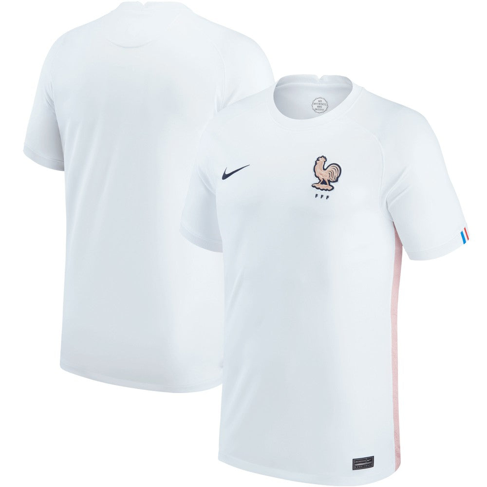 France Women's National Team 2022/23 Away Replica Blank Jersey - White | Nike sale