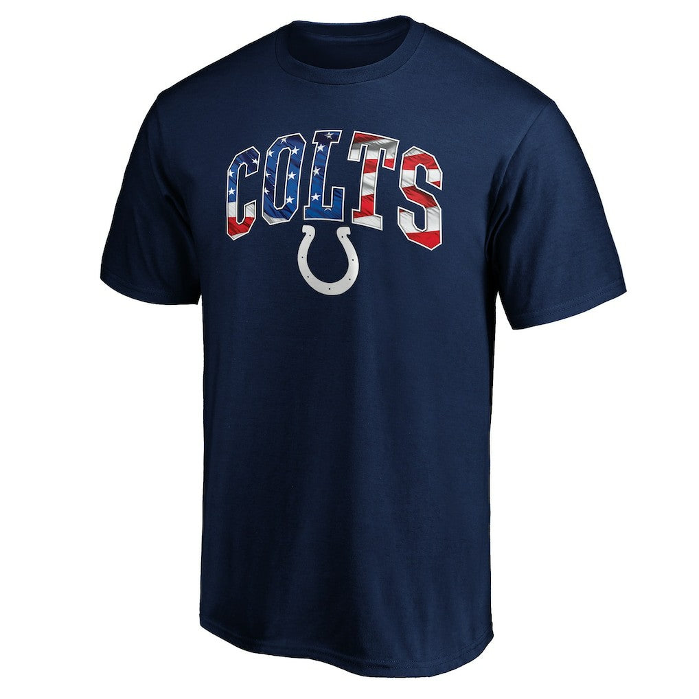 Indianapolis Colts Banner Wave Logo T-Shirt - Navy cheap
