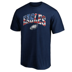 Philadelphia Eagles Banner Wave Logo T-Shirt - Navy cheap