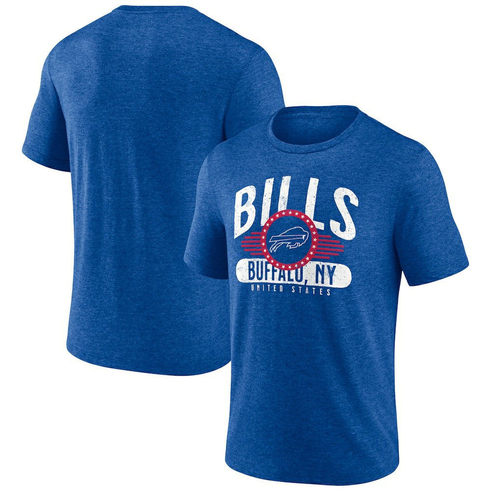 Buffalo Bills Badge of Honor Tri-Blend T-Shirt - Royal sale