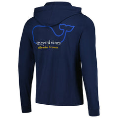 Milwaukee Brewers Vineyard Vines Long Sleeve Hoodie T-Shirt - Navy