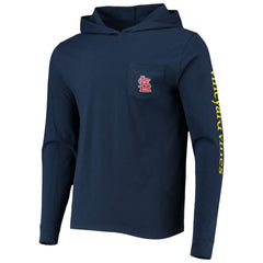 St. Louis Cardinals Vineyard Vines Long Sleeve Hoodie T-Shirt - Navy