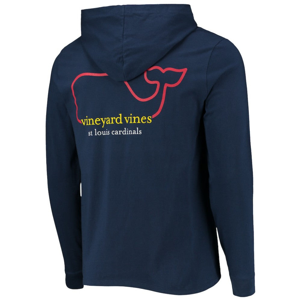 St. Louis Cardinals Vineyard Vines Long Sleeve Hoodie T-Shirt - Navy