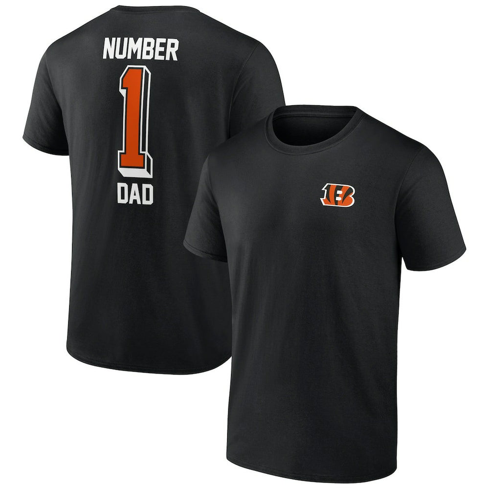 Cincinnati Bengals Number One Dad T-Shirt - Black sale