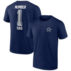 Dallas Cowboys Number One Dad T-Shirt - Navy discount