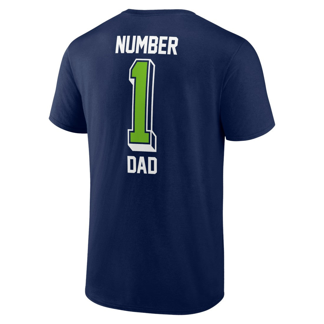 Seattle Seahawks Number One Dad T-Shirt - College Navy online
