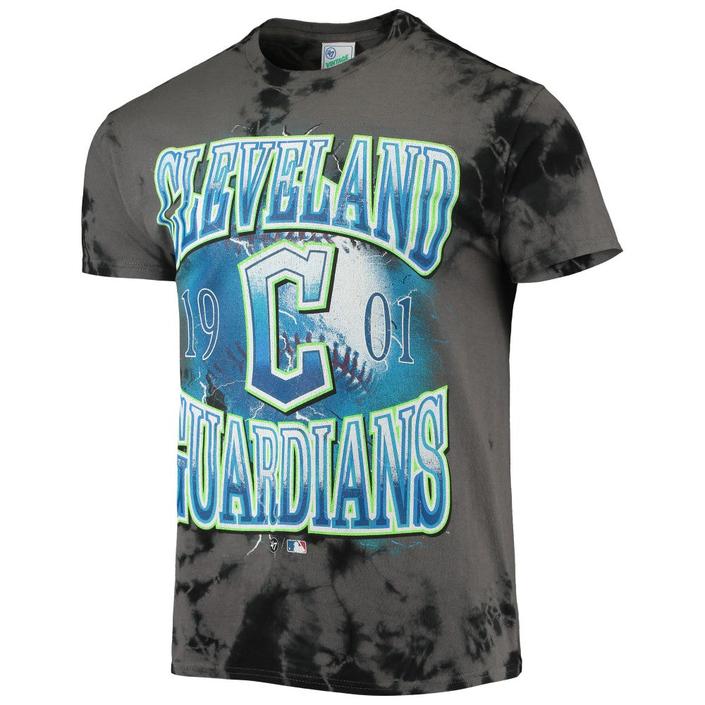 Cleveland Guardians Wonder Boy Vintage Tubular T-Shirt - Charcoal | 47 brand