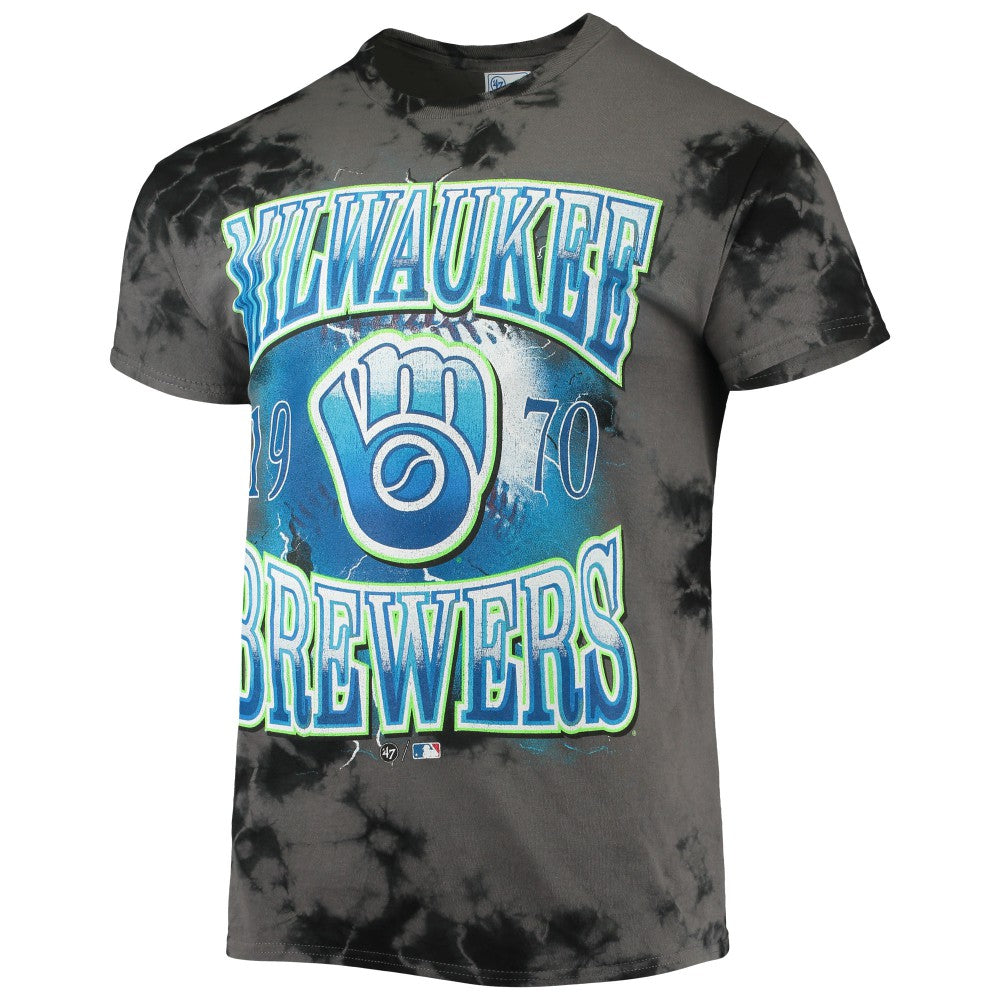 Milwaukee Brewers Wonder Boy Vintage Tubular T-Shirt - Charcoal | 47 brand
