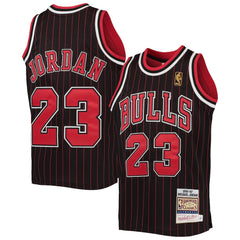 Michael Jordan Chicago Bulls Youth 1996-97 Hardwood Classics Authentic Jersey sale - Black/Red | Mitchell & Ness on sale
