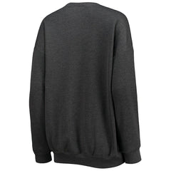 Washington Commanders WEAR by Erin Andrews Women's Oversized Fleece Pullover Sweatshirt - Heathered Charcoal cheap
