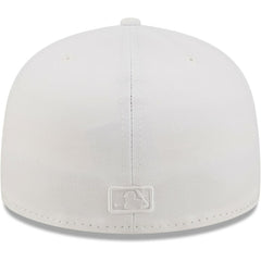 Toronto Blue Jays White on White 59FIFTY Fitted Hat | New Era