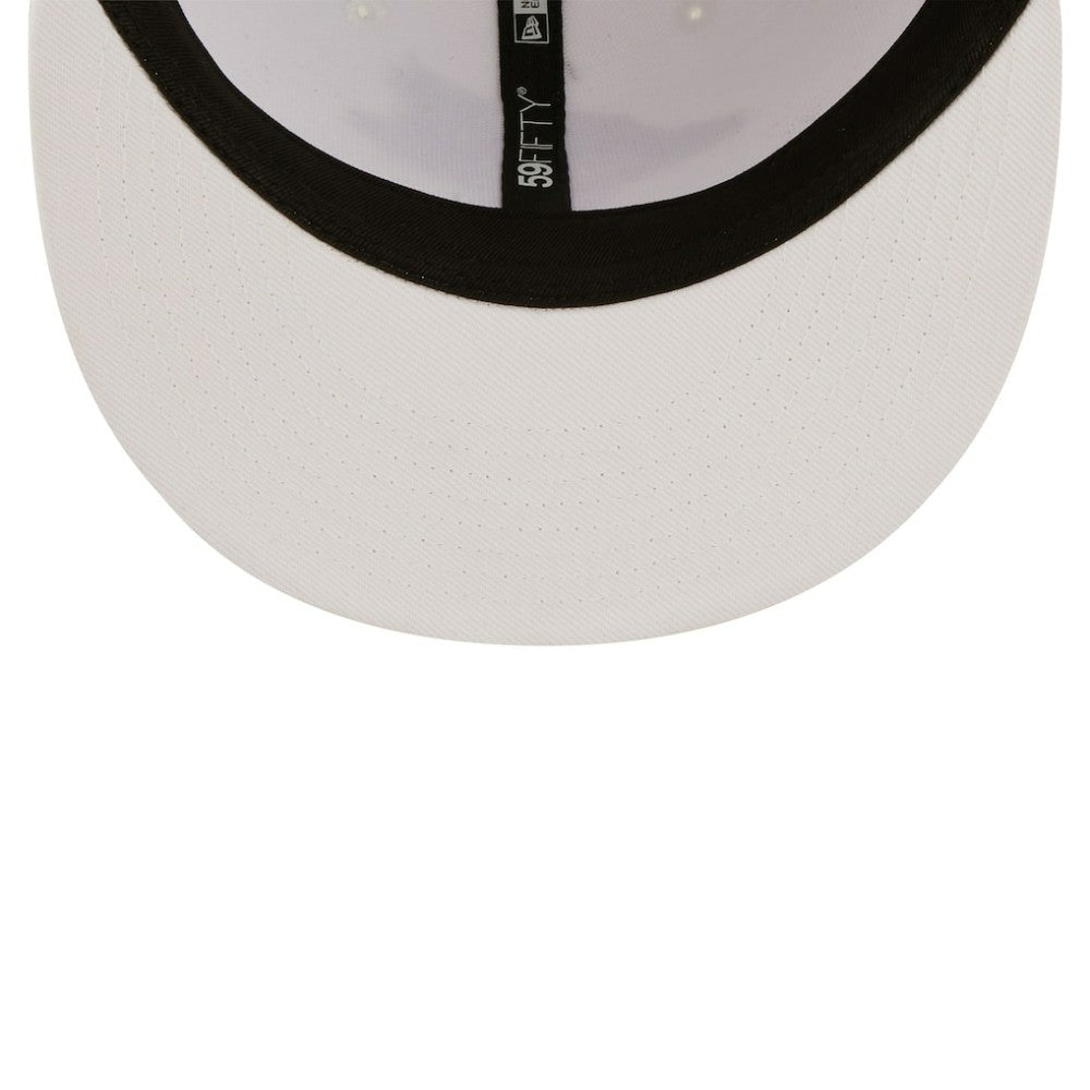 Toronto Blue Jays White on White 59FIFTY Fitted Hat | New Era
