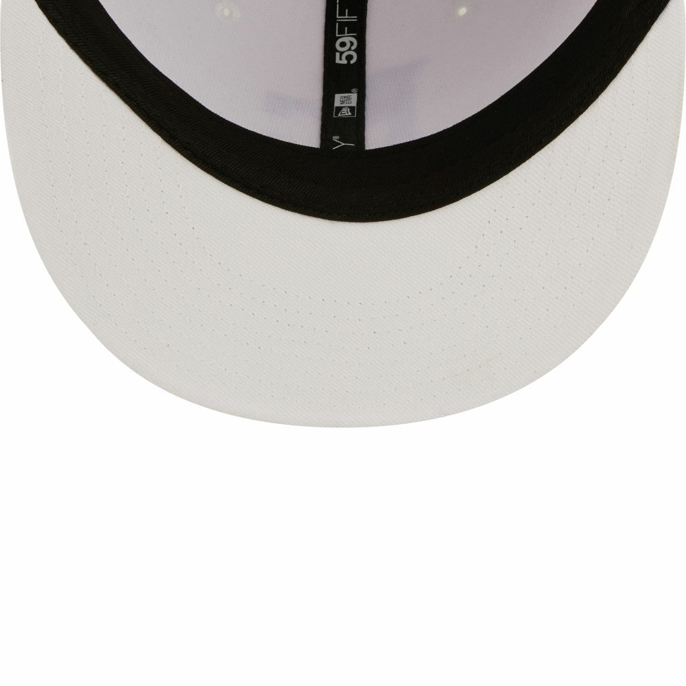Kansas City Royals White on White 59FIFTY Fitted Hat | New Era