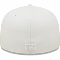 Cleveland Guardians White on White 59FIFTY Fitted Hat | New Era