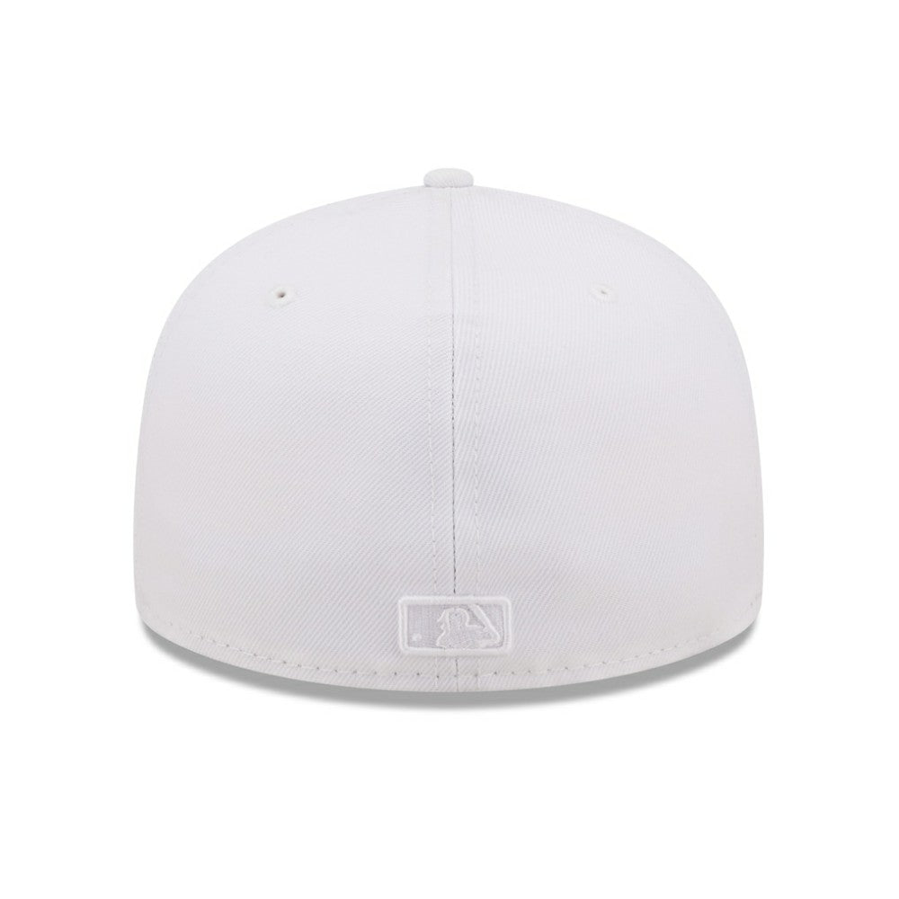 San Diego Padres White on White 59FIFTY Fitted Hat | New Era