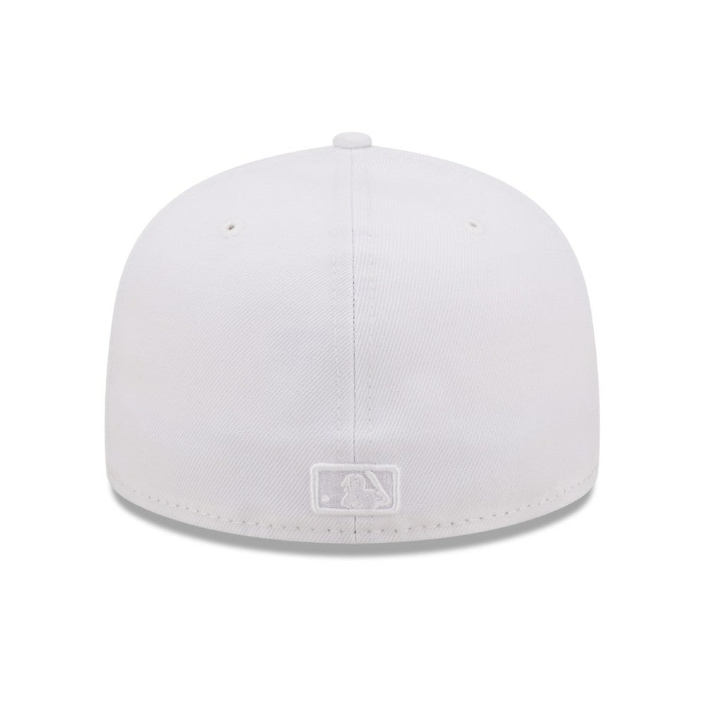 Texas Rangers White on White 59FIFTY Fitted Hat | New Era