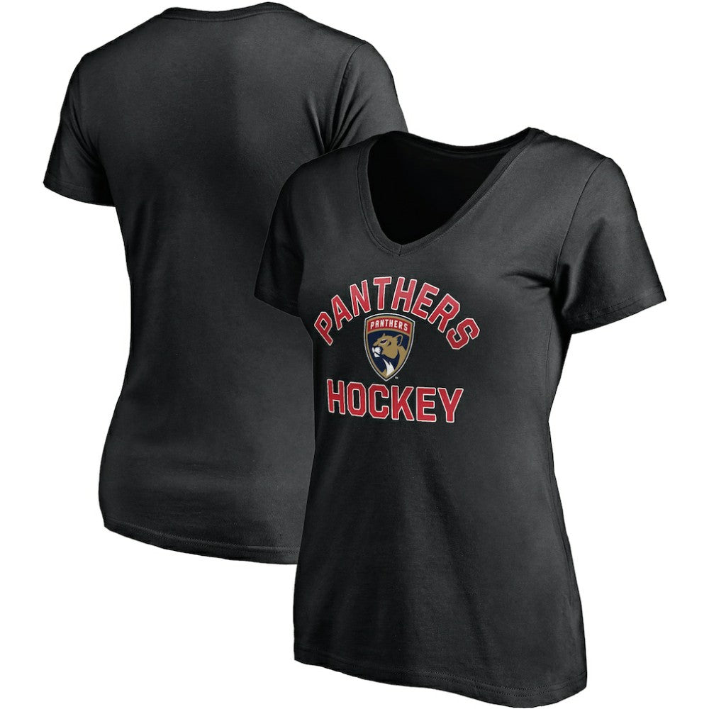 Florida Panthers Fanatics Women' s Overtime V-Neck T-Shirt Black