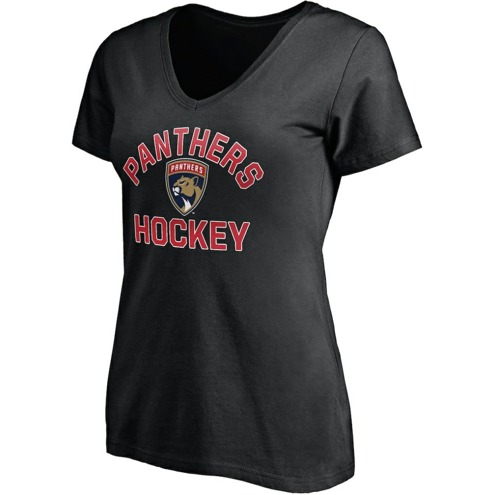 Florida Panthers Fanatics Women' s Overtime V-Neck T-Shirt Black