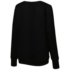 Washington Commanders Cuce Women's Sequin Logo V-Neck Pullover Sweatshirt - Black outlet