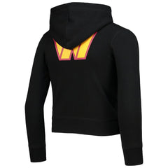Washington Commanders New Era Girls Youth Full-Zip Hoodie - Black online