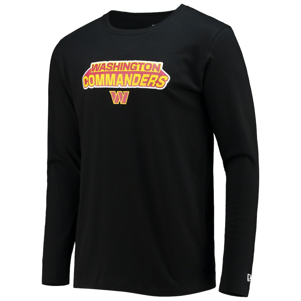 Washington Commanders New Era Long Sleeve T-Shirt - Black for sale
